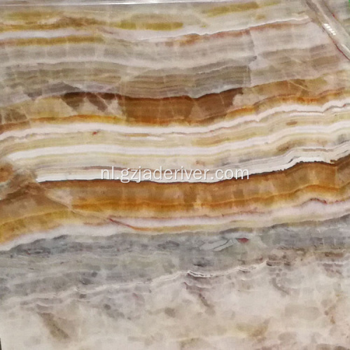 Gele Onyx Stone Panel Kwaliteit Natuurlijke Onyx Stone